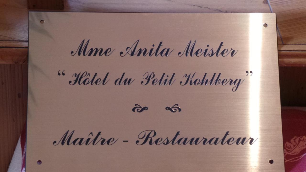 Hotel Restaurant Le Petit Kohlberg Lucelle Ngoại thất bức ảnh